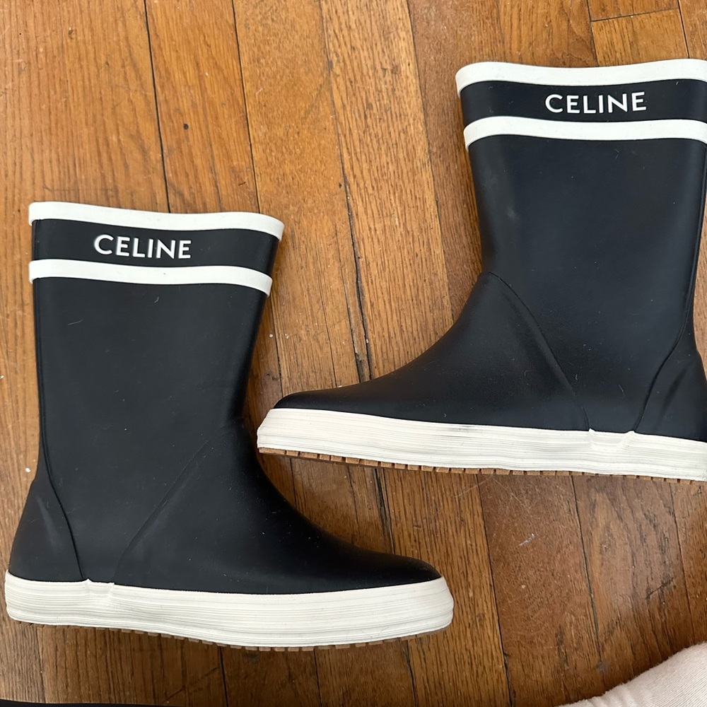 Celine rain boots- great shape